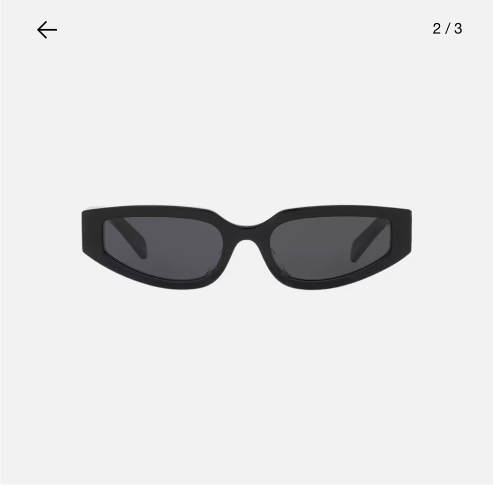 Celine Black Cat-Eye Sunglasses